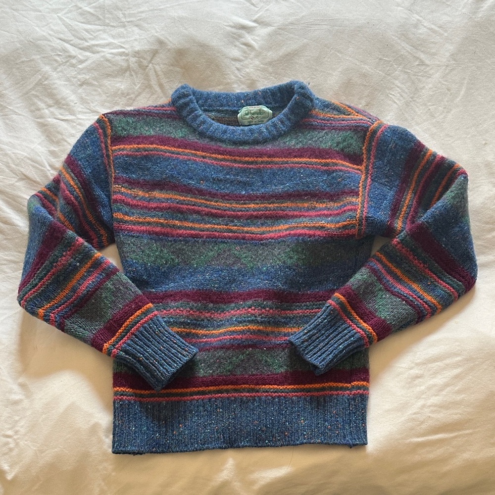 United Colors Of Benetton Striped Crewneck Sweater